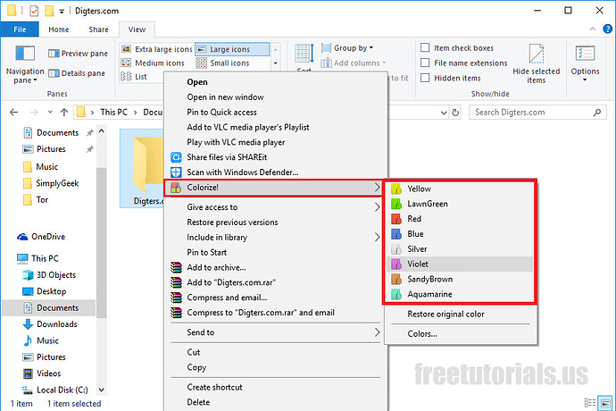 [TUTORIAL] How To Make Different Colored folder In Windows! - Tutorials ...