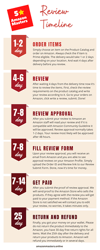 Review Timeline - Infographics