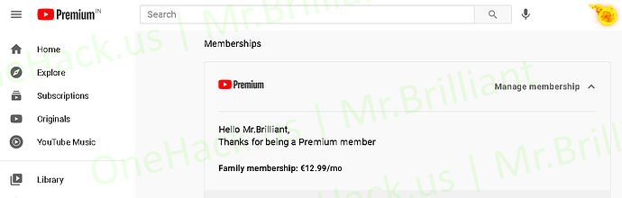 $15 YouTube LifeTime Premium + Music Auto UpgradeRenew Every Month  Family Invitation Link On Your Existing Account 1