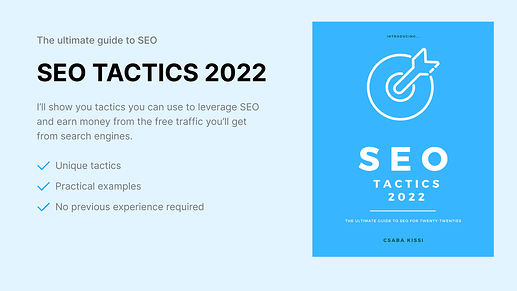 SEO Tactics 2022 | eBook :star: