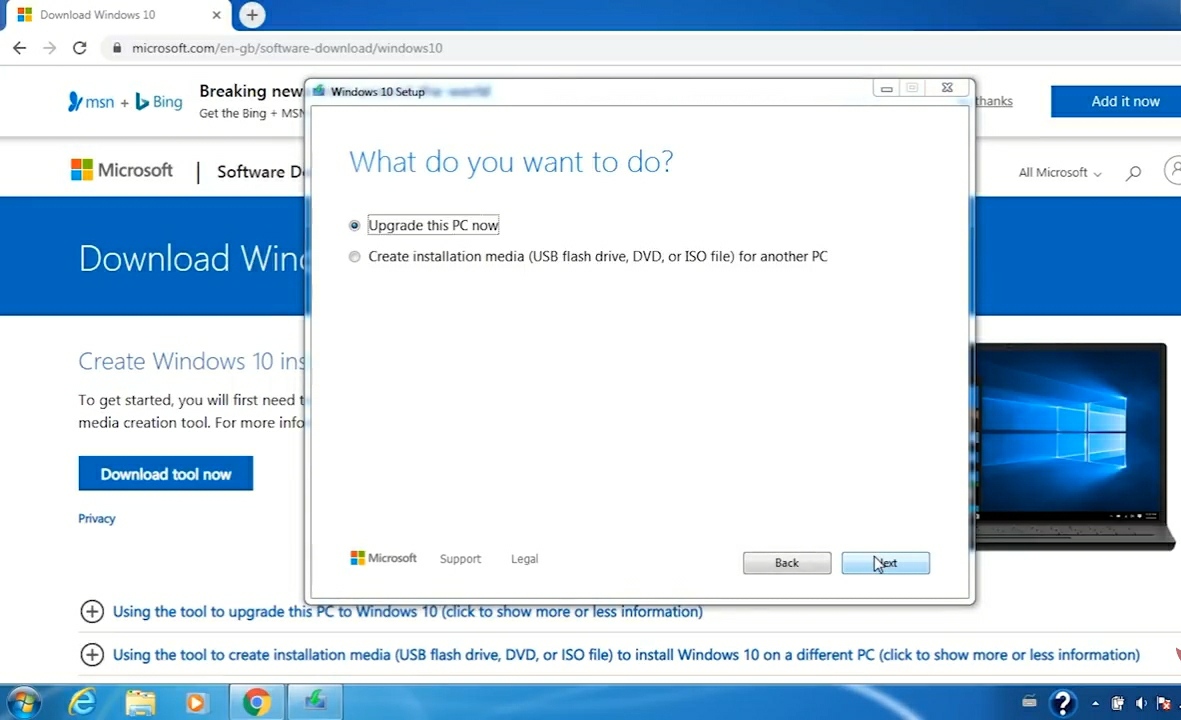 How to install official Windows 10 from microsoft website and activate ...