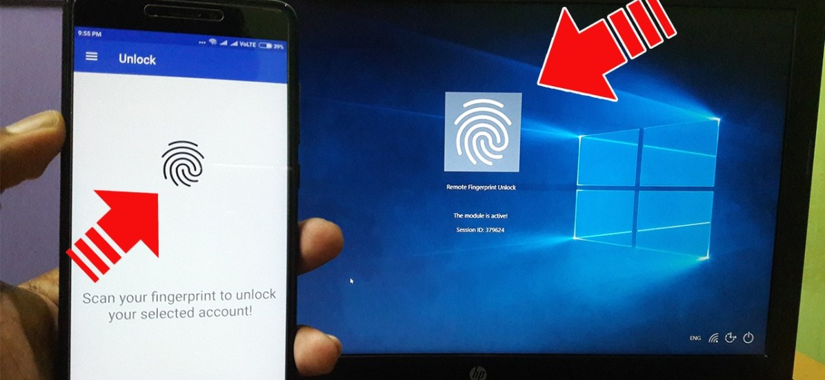 Unlock your PC using an Android Phone Finger Print Scanner Tutorials