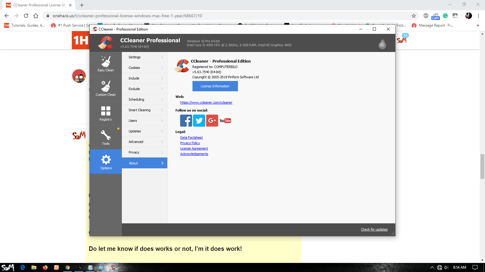 ccleaner pro license ccleaner pro license