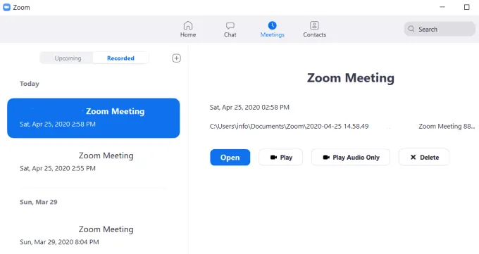 can i record zoom meetings for free