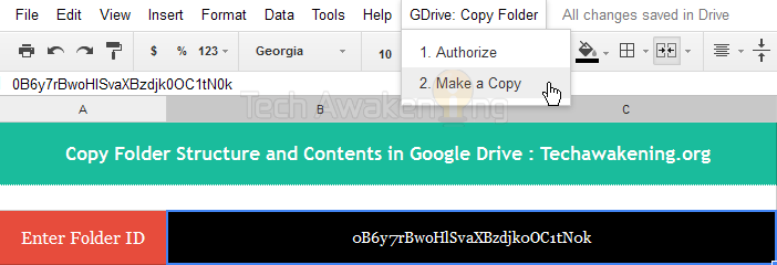 how to copy a shared google drive folder