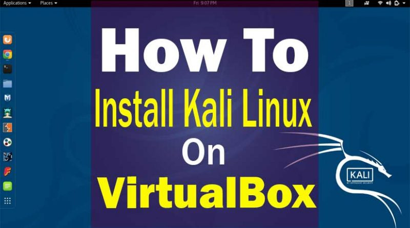 kali linux virtualbox install windows 10
